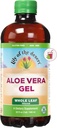 Lily Of The Desert Aloe Vera Gel, Preservative Free - 전체적인 잎은 자연 비타민과 함께 두꺼운 일관성 알로에 베라 음료를 필터링, Gut Health, Wellness, Glowing Skin, 32 Fl Oz에 대한 소화 효소