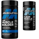 Peak ATP와 명확한 근육을 가진 MuscleTech 근육 건축업자 HMB, 남자 & 여자를 위한 근육 건물 보충교재, 30 + 42 조사