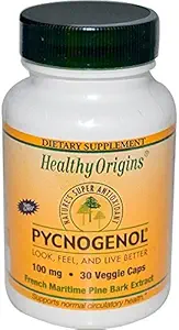 건강한 근원 Pycnogenol - 100 mg - 30 채식 캡슐