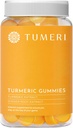 TUMERI Turmeric 및 Ginger Gummies - Turmeric Curcumin 합동 지원 보충교재 - 60의 조사 자연적인 열대 과일 맛을 낸 채식주의자 Gummies