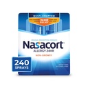 성인을 위한 Nasacort 24HR 알레르기 Nasal 살포, 비 파심 & 알콜 자유로운, 240의 살포, 0.57 fl.oz. 2Ct