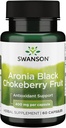 Swanson 전체 스펙트럼 Aronia (Chokeberry) 400 밀리그램 60 캡슐