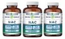 놀라운 수식 NAC 600 Mg | N-Acetyl Cysteine 보충 | 캡슐 | Non-GMO | 글루텐 무료 | 미국에서 제작 (3 팩, 250 개)