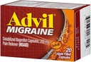 Advil Migrain 20'S 크기 20ct Advil 편두통 진통 액체 채워진 캡슐 20ct
