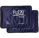 2 FlexiKold 젤 아이스 팩 - 부상 재사용, 허리 통증 완화, 무릎 아이스 팩 랩, 수술 후, 무릎 용 아이스 팩 - 6303-COLD-2PK NatraCure - Medium - 2PK