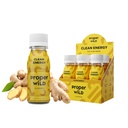 Proper Wild Vegan Energy Shot, L Theanine 및 유기농 카페인, 클린 플랜트 기반 에너지 음료, 글루텐 무료, GMO Free, Dairy Free, Stevia Free, Soy Free, Ginger, 2.5 Fl Oz, 6 Pack