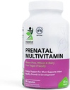 Prenatal Multivitamins - 90 캡슐 - 엄마와 아기를 지원하는 비타민과 미네랄 - 칼슘, 철, 비타민 C, 이오딘 및 더 - Vegan, Halal - 글루텐, 밀, 낙농장 무료