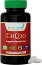 CoQ10 100mg Softgels – 심장 건강, 에너지 생산 및 세포 지원을위한 높은 흡수 산화제 보충 – 비 GMO, 글루텐 - 무료 - 120 Softgels, 4 월 공급