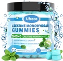민트 풍미 크레아틴 Monohydrate Gummies 남성 & 여성을 위한 5000mg는, L-Taurine + 비타민 B12, Betaine, 근육 힘을 위한 L-Citrulline, 운동 내구시간을 개량합니다 -115 조사를 포함합니다