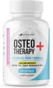 OsteoTherapy+ 고급 뼈 지원 보충교재 - 비타민 C, MK4/MK7의 높은 흡수 칼슘, 망간, 마그네슘