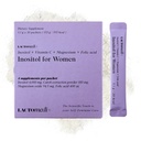 여성을 위한 LACTOMEDI Inositol 보충교재 | Myo-Inositol 4000mg + D-Chiro-Inositol 100mg | 밸런스 40:1 비율 | 생리주기 및 웰빙 지원 | 30 일 공급