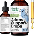 Forever Puppy Adrenal Support Drops for Dogs - 순수 Ashwagandha & Ginseng Root Tincture for Adrenal Health & Energy Support - 모든 Breeds & Size의 개에 대한 치료 액체 보충 - 2 oz