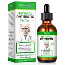 Cats를 위한 항생제, 자연적인 항생제 애완 동물은 Immune & 고양이 Allergy 기복, 고양이 Multivitamin UTI는 고양이의 모든 나이 & Breeds, 닭 Flavour - 2 Fl Oz/1 팩을 지원합니다