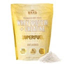 B.rad Superfuel - 잔디 Fed Whey Protein Isolate Creatine와 부스트 | 농장-Fresh, easy-to-Digest, 깨끗한 재료 | 2 파운드 | 100 % 미국 소스 | 불확실한