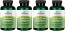 Swanson Tri-Fiber Complex - Psyllium, Oat Bran 및 Apple Pectin - (100 캡슐) (4 팩)로 만든 소화 건강 보충