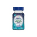 Unisom 간단한 진자 아이 약 자유로운 잠 원조 Gummies 30-Count, Melatonin 0.5mg, 포도