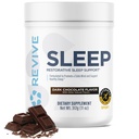 성인, 어두운 초콜렛을 위한 Revive MD Sleep Support 보충교재 - 마그네슘 (글리세린), Inositol, 글리신 & L-Theanine를 가진 수면 보충교재 - Relaxation & Sleep Health (30 서빙)를 승진시킵니다