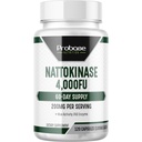 Probase 영양 Nattokinase 보충 4,000 FU 서빙, 120 캡슐 (일본 나토에서 파생) 심장 혈관 및 순환 지원을위한 시스템 효소