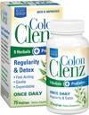 Body Gold Colon Clenz Regularity & Detox Formula | 매일 9개의 허브 + Active Probiotics 지원 | 75 CT