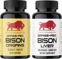 시동기 팩, 잔디에 의하여 융합되는 Bison Liver 캡슐, 기관 캡슐, 비 GMO, 지원 에너지 생산, 해독, 소화, Immunity 및 가득 차있는 몸 Wellness