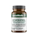NutraMedix Resveratrol 캡슐 - Red Wine Extract + Grape Skins의 생체 이용 가능 산화제 보충 - 200mg Immune 및 심혈관 지원 (60 캡슐)