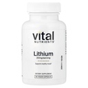 Vital Nutrients 리튬 Orotate 20mg | Vegan 리튬 보충 교재, 마음의 상태, 행동 건강 * | 글루텐, 낙농장, 콩 무료 | 90 캡슐