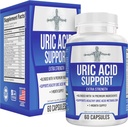 All-in-1 Uric Acid Cleanse Support Supplement with 14 Active Ingredients | 매일 데톡스 & 플러시 지원 | 남성용 우릭산 건강 보조제 | 60 캡슐