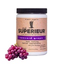 Superieur Electrolytes – 플랜트 기반 전해질 보충물 / 해수용 광물 & 회복–Keto Friendly, Non-GMO, Zero Sugar, Vegan Healthy Sports Drink Powder – Concord Grape (70 서빙)