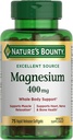 자연의 Bounty 마그네슘 400 mg, Softgels, 75 ea - 2pc