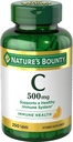 자연의 Bounty 순수한 비타민 C 500 mg 정제 250 정제 (9의 포장)