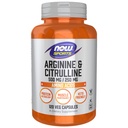 지금 스포츠 영양, 아르기닌 & Citrulline 500 mg/250 mg의 아미노산, 120 Veg 캡슐