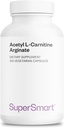 Supersmart - 아세틸 L 카르니틴 Arginate 1000 하루 mg - 아미노산 - 인기있는 두뇌 보충 | 비 GMO & 글루텐 무료 - 120 채식 캡슐
