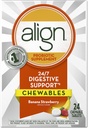 Align Probiotic Chewables 바나나 Strawberry 24ct (패키지 May Vary)