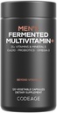 Codeage Men’s Daily Multivitamin – 25+ Essential Vitamins & Minerals, 유기농 식품, 프로바이오틱스, 오메가-3, 아연, 비타민 A, B, C, D, E & K - 120 캡슐
