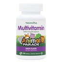 NaturesPlus Animal Parade Children's Chewable Multivitamin - 포도 맛 - 180 동물 모양 정제 - 건강 및 웰빙 촉진 - 채식주의, 글루텐 무료 - 90 서빙
