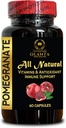 Pomegranate 추출물 - 합동 지원을 위한 자연적인 석류 캡슐 및 남자와 여자를 위한 전 운동, ltra 높은 흡수, 규정식 보충교재 - 1개의 병 60의 캡슐