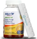Equate Daily Fiber Gummies Dietary Supplement, 5g, Plant Based, 72 Count, 7 Day Pill 주최자 포함 - 1 팩
