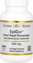 캘리포니아 골드 영양 Epicor®, 건조 효모 Fermentate, 500 mg, 120 Veggie 캡슐