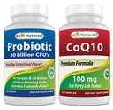 제일 자연적인 Probiotic 10 Strains & 30억 CFU & COQ10 100 mg