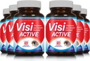 Vision Support Supplement - L-Tartrate, Resveratrol, Blueberry Extract, 비타민 A, C, D 및 11 성분 - 60 캡슐 / 병 - 6 팩