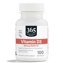 전체적인 음식 시장, 비타민 D3 Softgels, 2000 IU, 100 CT에 의하여 365