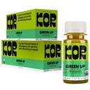 Kor Shot Wheatgrass Ginger Spirulina Shot - 24 Pack x 1.7 Fl Oz - 그린 업 샷 - 일일 그린 슈퍼 푸드 샷 - USDA 인증 유기