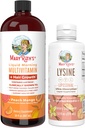 MaryRuth Organics Lysine Liposomal (Snickerdoodle) & Multivitamin Liquid + Hair growth | Clean Label Project Verified® | 면역 지원, 뷰티, 전반적인 건강 | Vegan, Non-GMO, 글루텐 프리