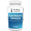 Dr. Berg Electrolyte 캡슐 - 지원 에너지, 내구시간 및 Hydration - Sugar Free, No Maltodextrin, Keto Friendly - 160 Caps에 대한 전해질 보충제