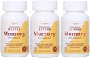 더 나은 기억 - Theracurmin Curcumin 90 mg - 임상적으로 입증 된 복용량, 초점, 리콜, 메모리 및 계류 * - 높은 흡수 심황 추출물 * (3 병)