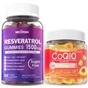 설탕 자유로운 Resveratrol Gummies 1500mg + CoQ10 200mg 마그네슘 지원을 가진 100mg 채워진 Gummies 건강한 시효 & Longevity