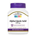21세기 의료 알파 Lipoic 산 200 mg, 60 카운트 채식 캡슐