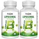 Liposomal B Complex는 콜린 Inositol B1, B2, B3, B5, B6, Biotin, Folate, 메틸을 꿴 B12- 면역성이 있는, 에너지, 뇌 & 심장 지원 180 Softgels를 가진 높은 흡수 B 비타민을 위해 디자인했습니다