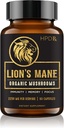 HPD Rx Lion의 Mane 버섯 추출물 캡슐 자연적인 Nootropic의 지원 기억 & 초점, Immunity 승압기 - 유력한 버섯 보충교재 | 2250 mg, 90의 캡슐, 1의 팩
