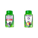 비분해 여분 힘 Melatonin 거미 비타민, 5mg, 120 ct Gummies & 비타민 D3 뼈와 면역 체계 지원을 위한 거미 비타민